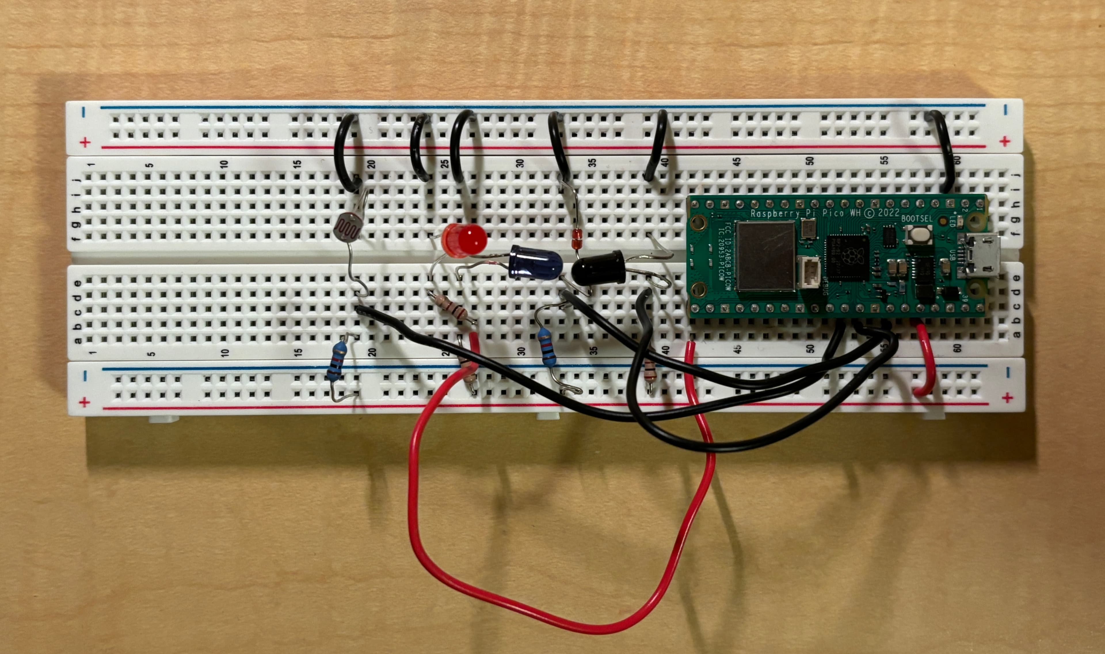 Raspberry Pi Pico W circuit board